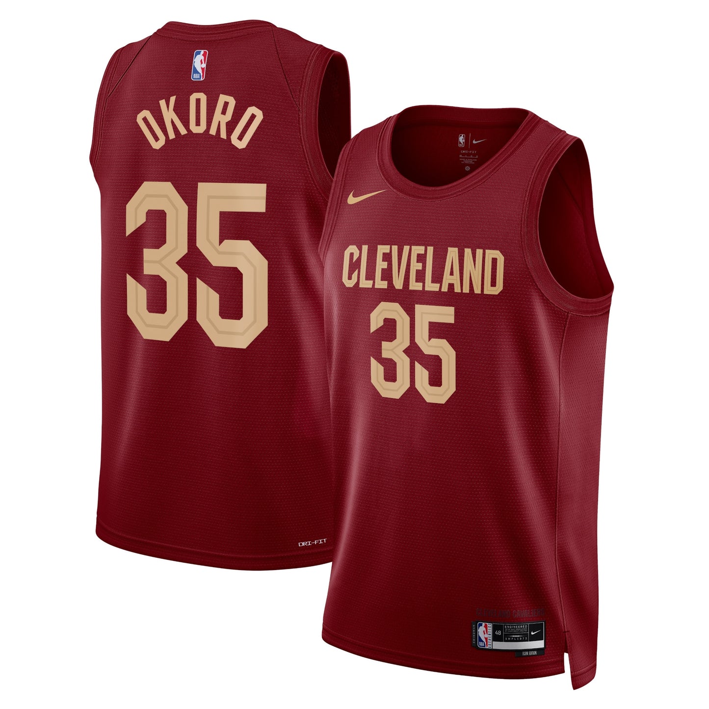 Cleveland Isaac Okoro Jersey